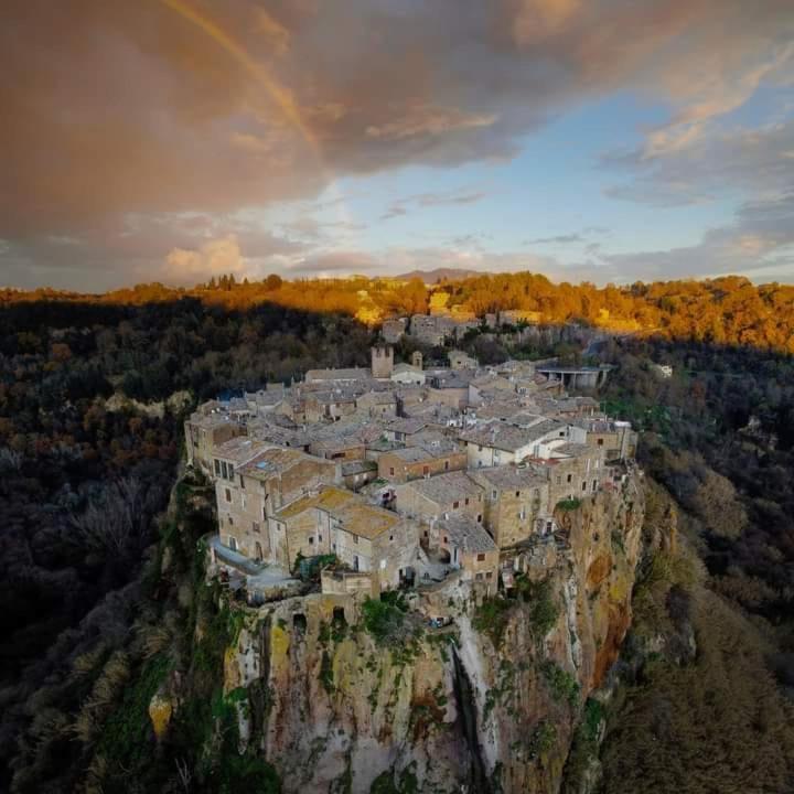 Casa Vittoria Lägenhet Calcata Exteriör bild